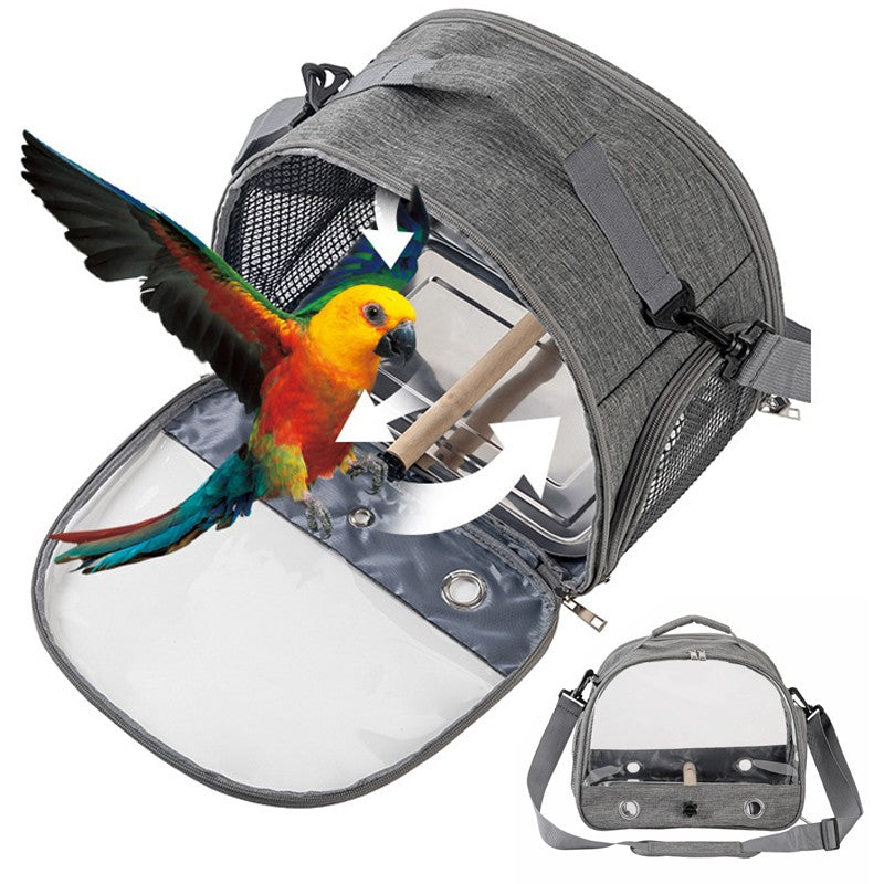 Bird Carrier Backpack Bag for Parrots & Small Pets