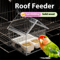 Peony Parrot Transparent Feeder Villa
