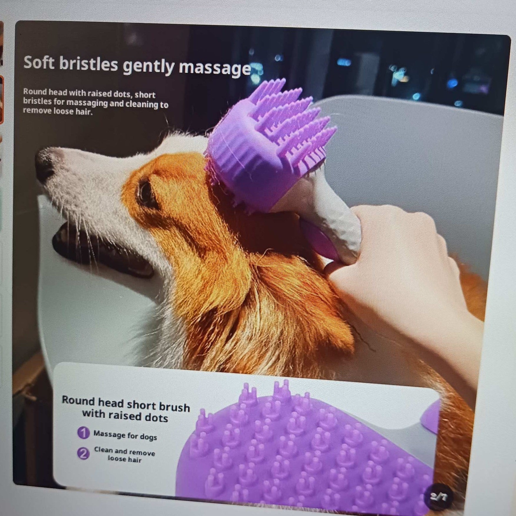 Silicone Pet Bath Brush