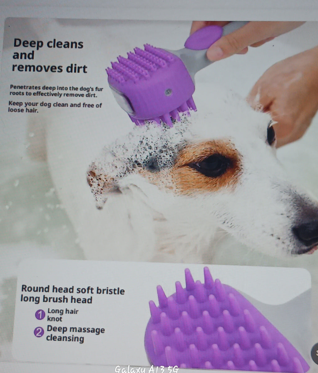 Silicone Pet Bath Brush