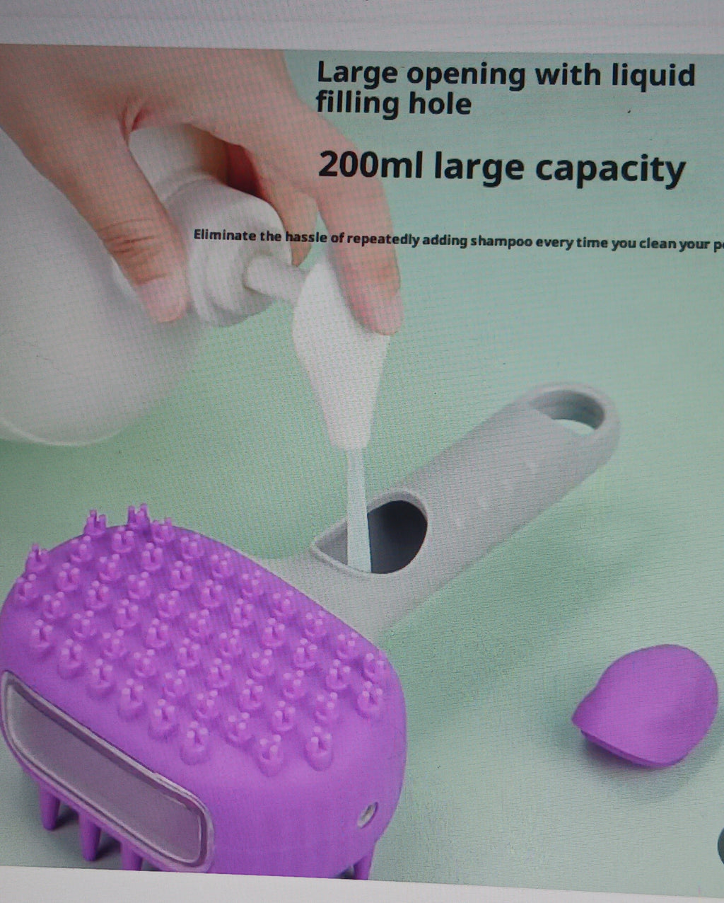 Silicone Pet Bath Brush