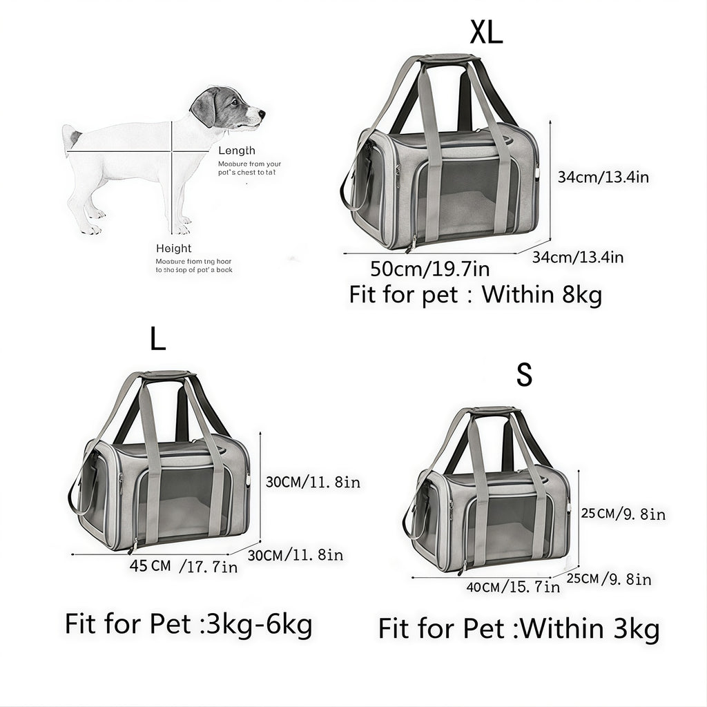 TSA Airline Approved Soft-Sided Pet Carrier