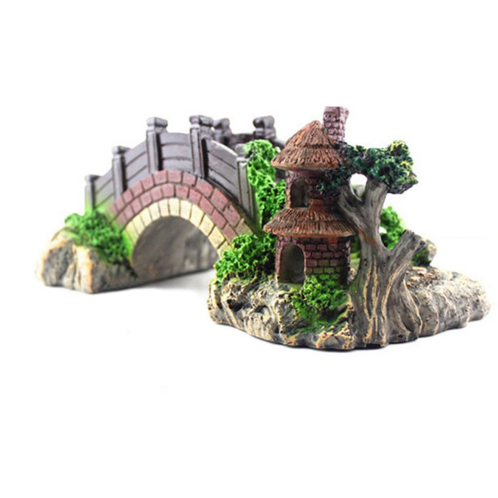 Retro Arch Bridge Aquarium Decoration