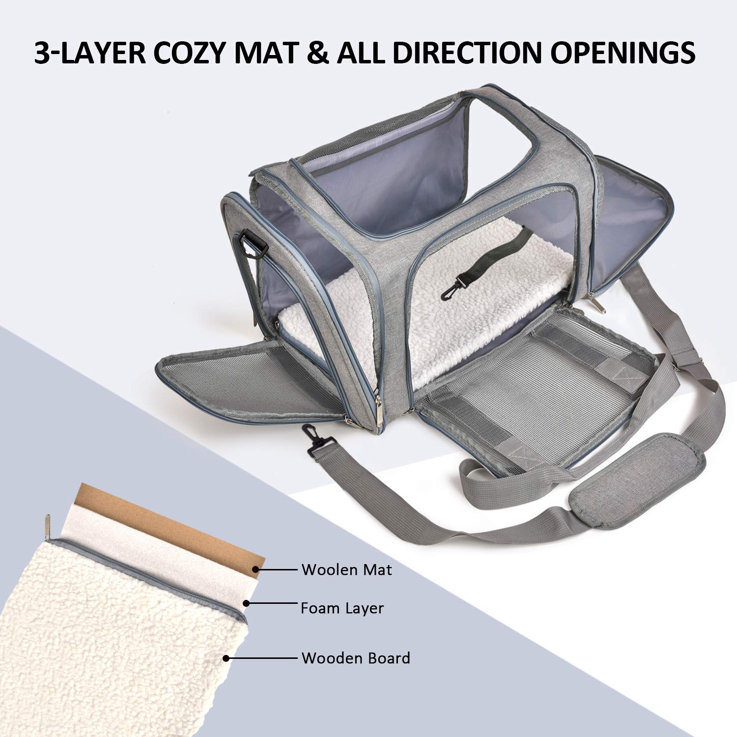 TSA Airline Approved Soft-Sided Pet Carrier