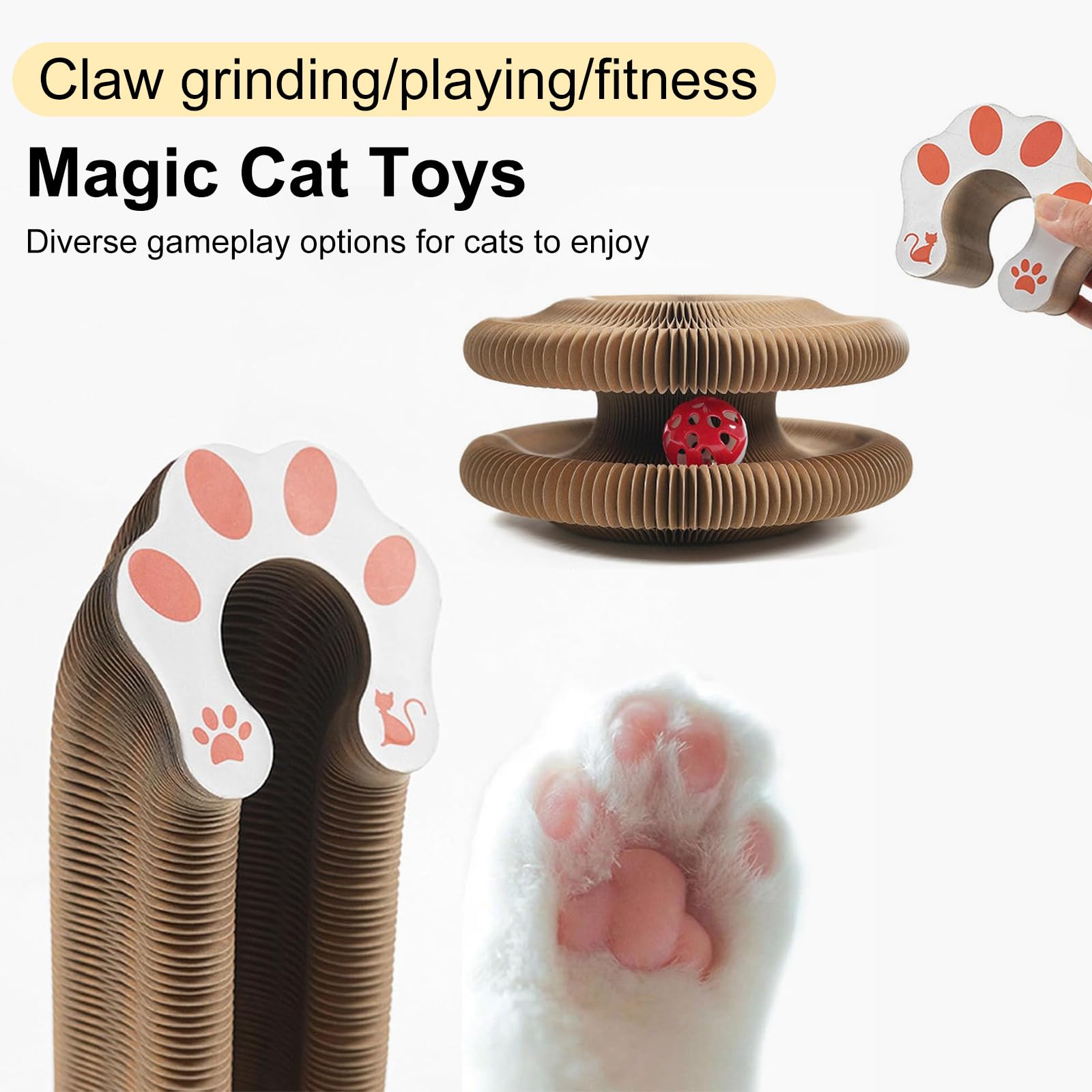Magic Organ Cat Scratching Board & Toy