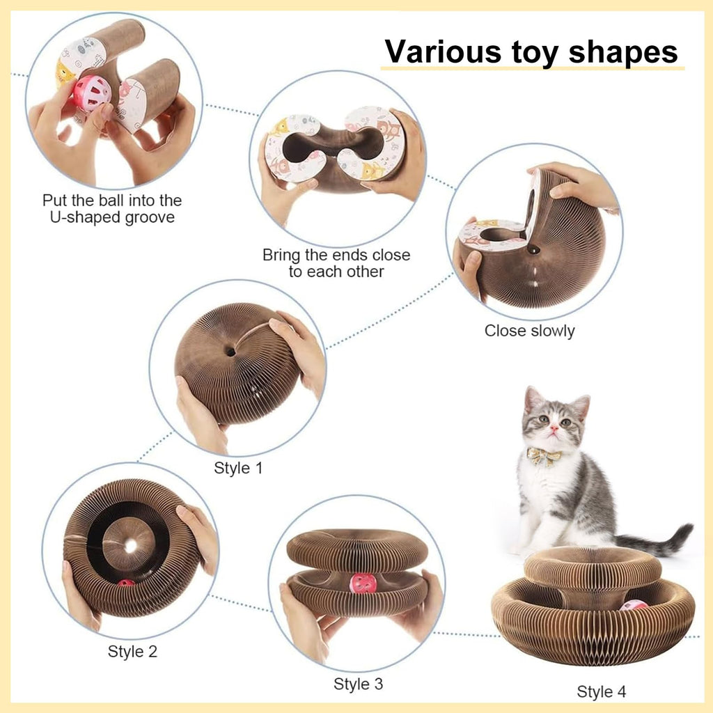Magic Organ Cat Scratching Board & Toy