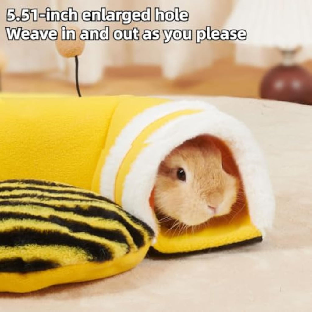 Bee Hideout Tunnel Bed for Small Animals