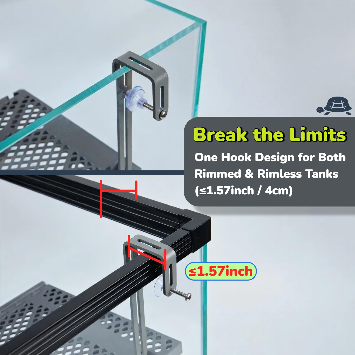 Hanging Turtle Basking Platform with Feeding Tray