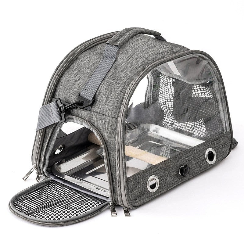 Bird Carrier Backpack Bag for Parrots & Small Pets