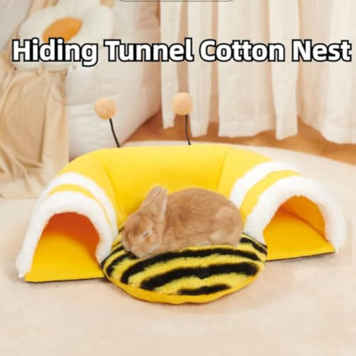 Bee Hideout Tunnel Bed for Small Animals