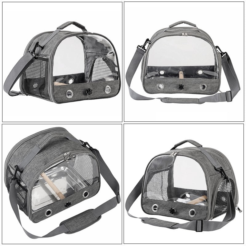 Bird Carrier Backpack Bag for Parrots & Small Pets